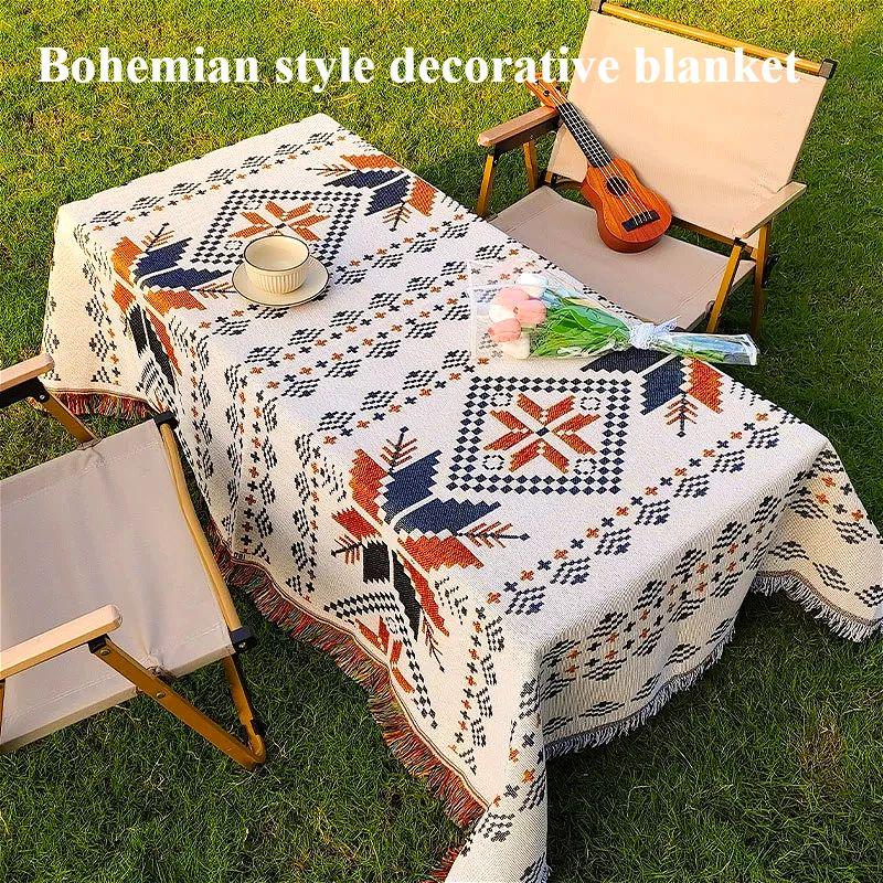 Linen Table Runner - Manta para Acampar al Aire Libre,