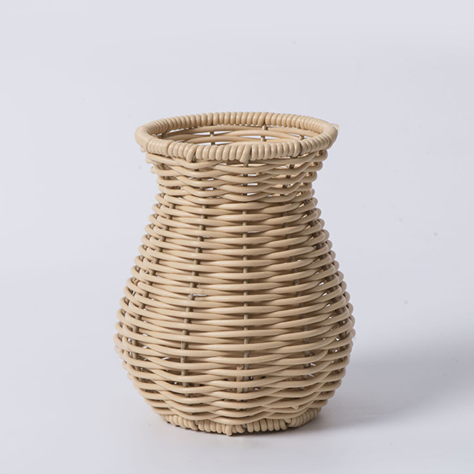 Pampas Grass Decor - Soporte de flores secas tejido a