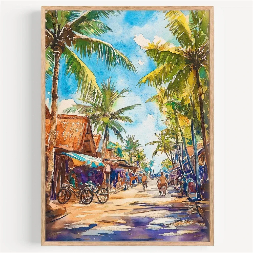Home Decor Indonesia - Cuadro en lienzo con motivos de