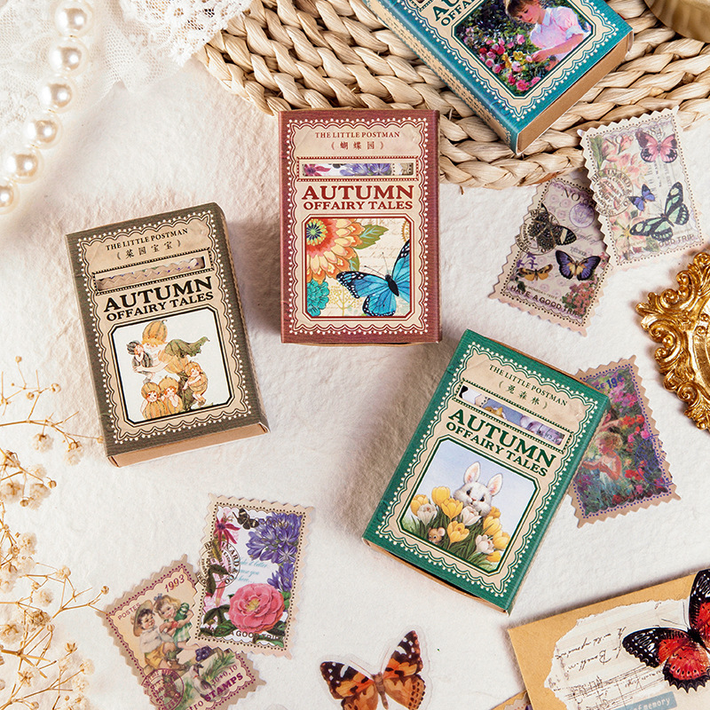 Home Decor Magazine - 100 pegatinas de sellos de cuento