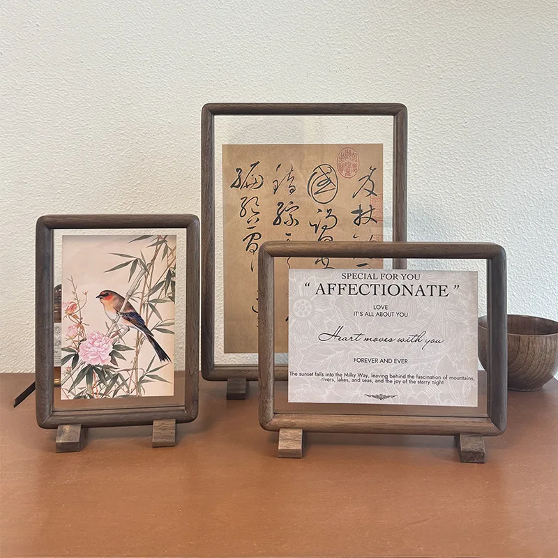 Bamboo Photo Frame - Marco de Fotos Magnético de Doble