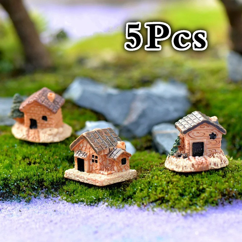 Home Decor Za - 5 unids/set Mini casa de muñecas