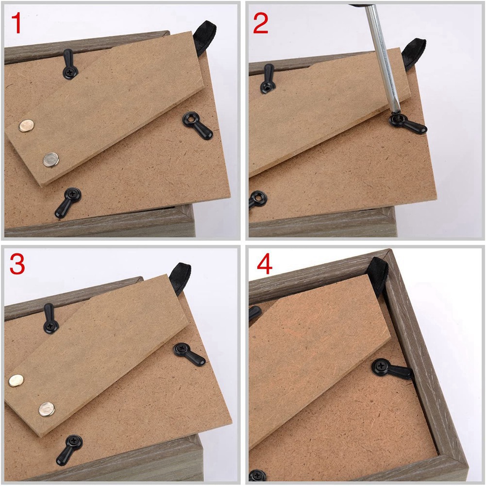 ABYN-Juego de sujetadores de b - Bamboo Photo Frame reseña y precio