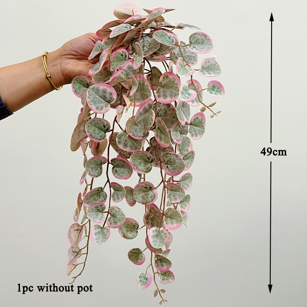 Plantas artificiales de 49cm,  - Rattan Plant Basket reseña y precio