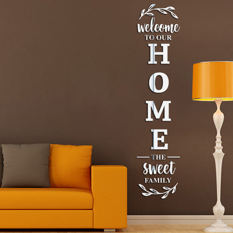 Adhesivo de pared de espejo 3D - Home Decor Y2K reseña y precio