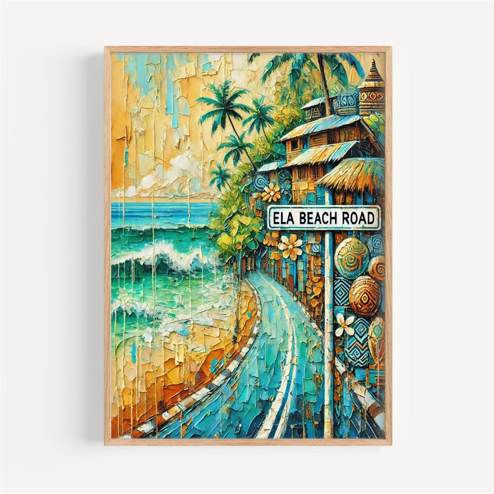 Cuadro en lienzo con motivos d - Home Decor Indonesia reseña y precio