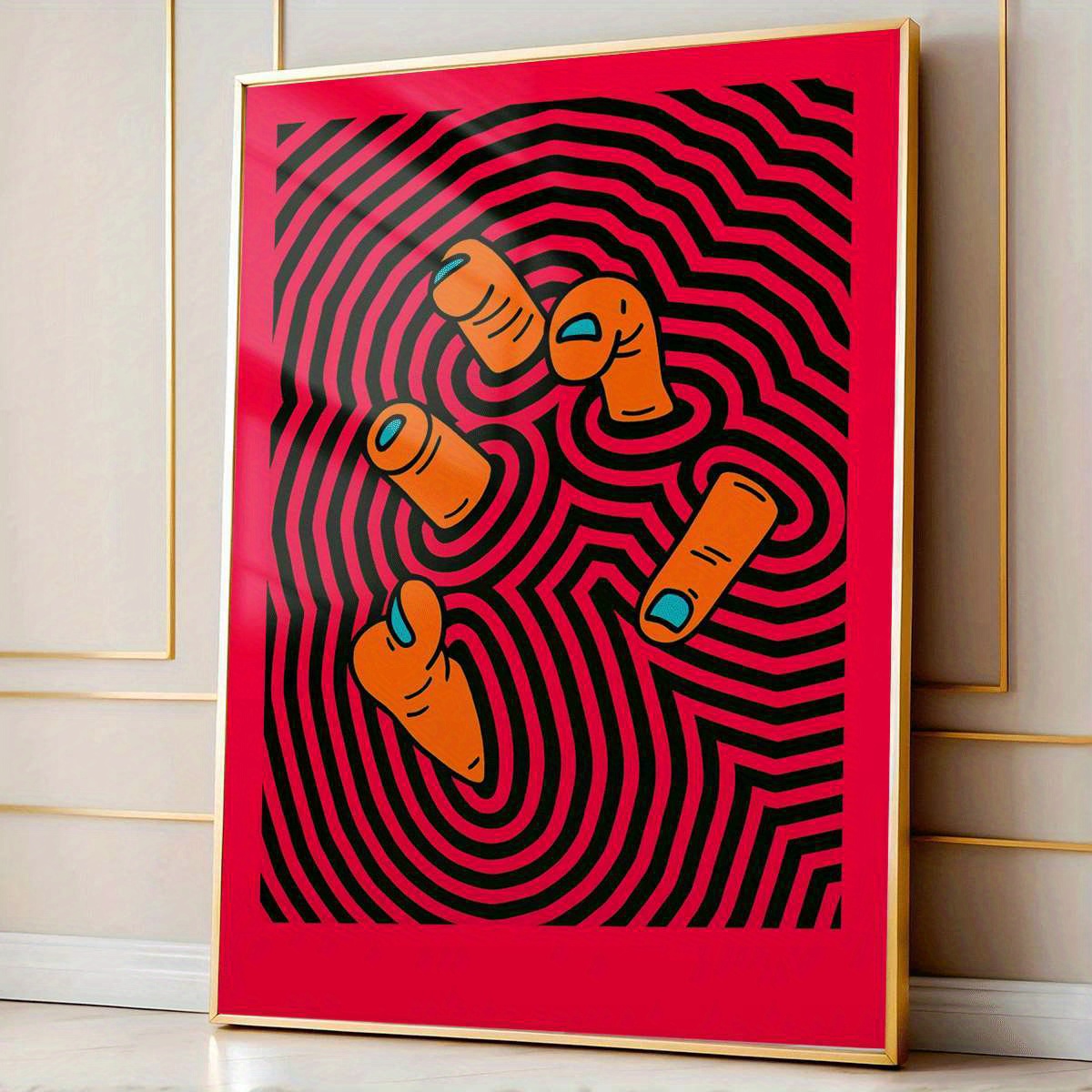 Pósteres modernos abstractos d - Home Decor Y2K reseña y precio