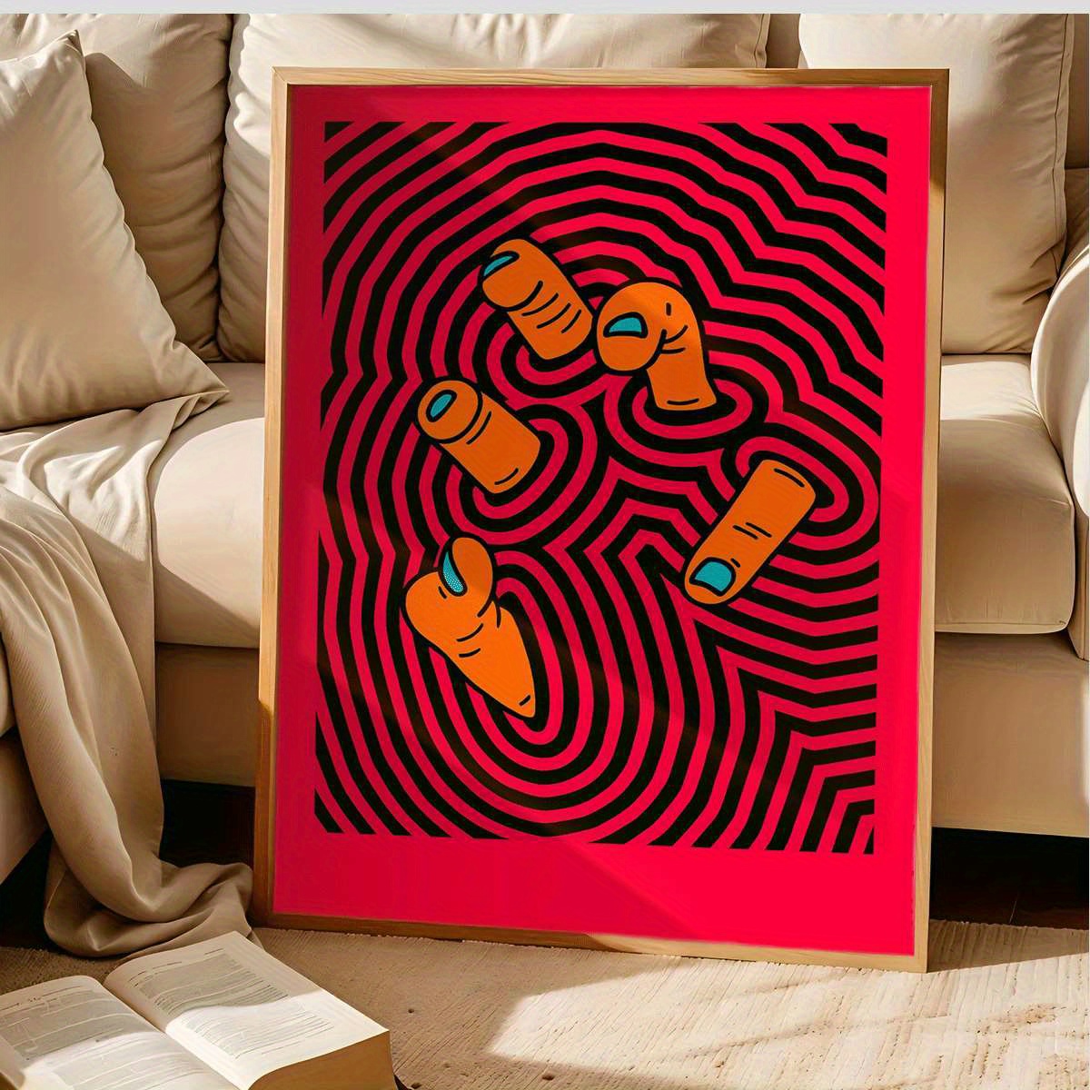 Pósteres modernos abstractos d - Home Decor Y2K reseña y precio