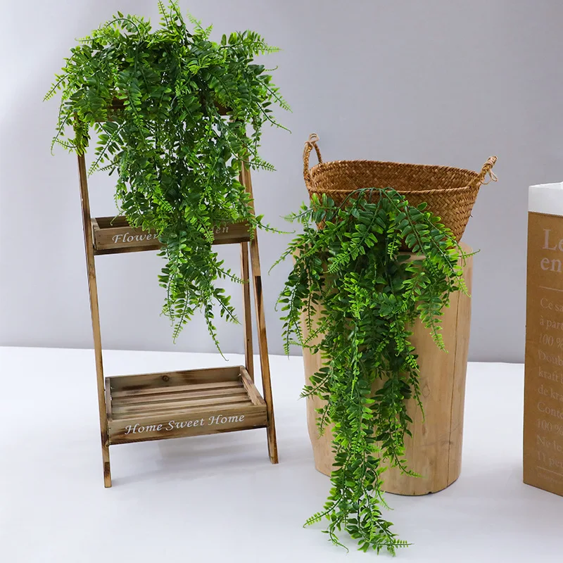 90cm planta Artificial vid dec - Rattan Plant Basket reseña y precio
