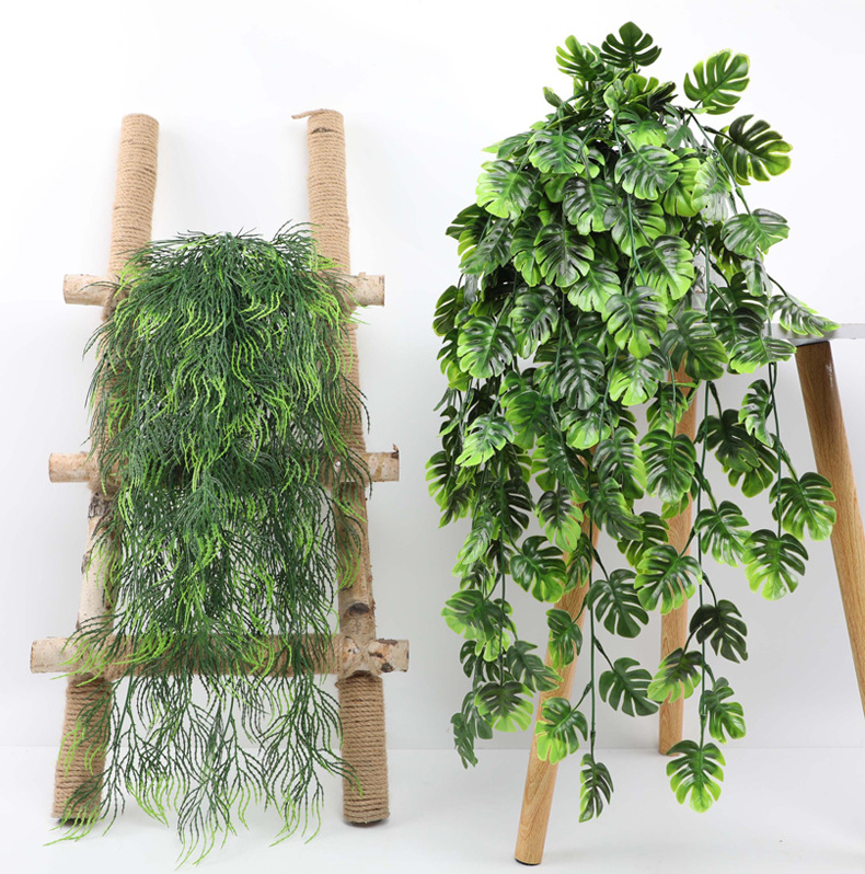 Planta de flores artificiales  - Rattan Plant Basket reseña y precio