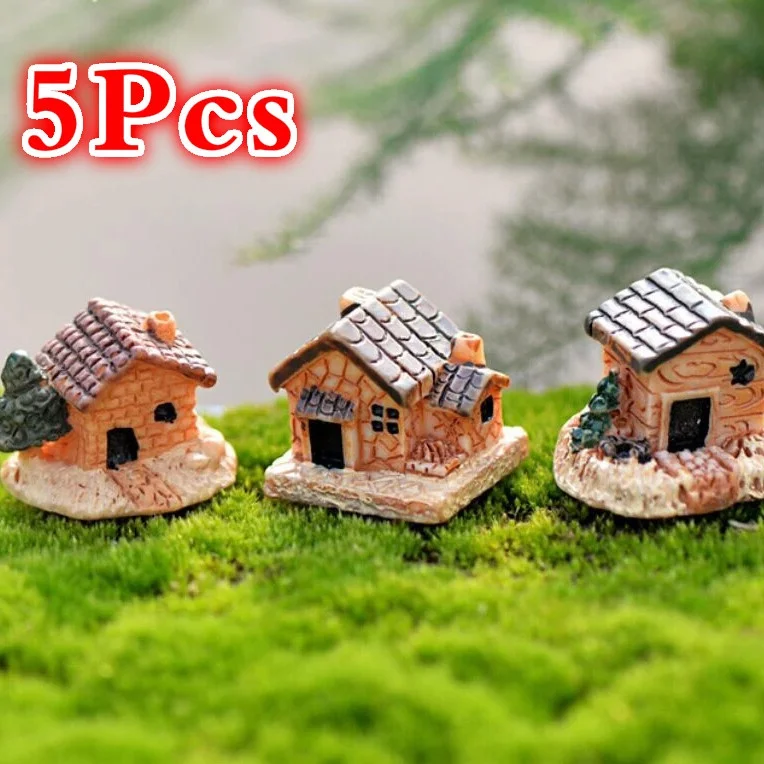 5 unids/set Mini casa de muñec - Home Decor Za reseña y precio